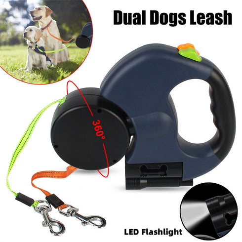 Dog Duo leash up to 28 lbs per